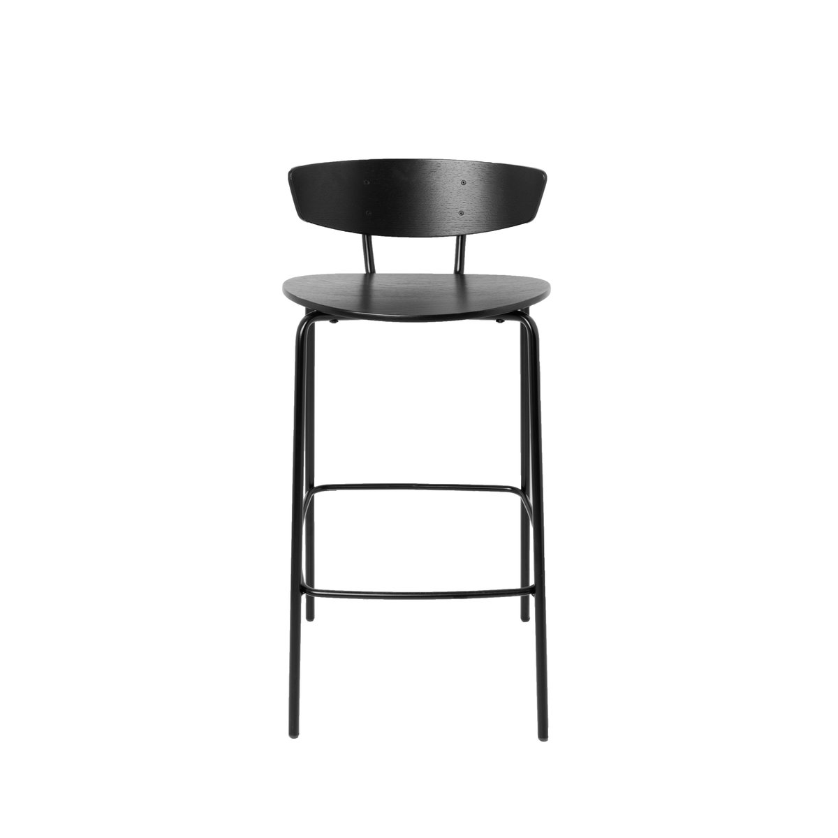 Ferm Living Herman brastool low Black | Scandinavian Design | Bar stools | Black