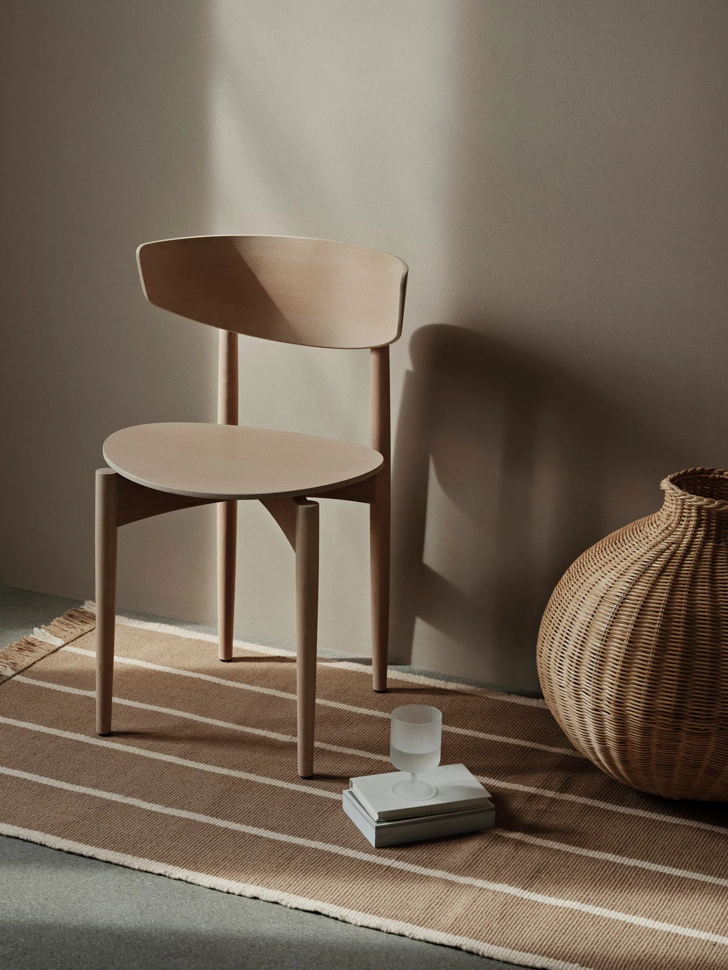 Herman chair, White Oiled Beech Ferm Living