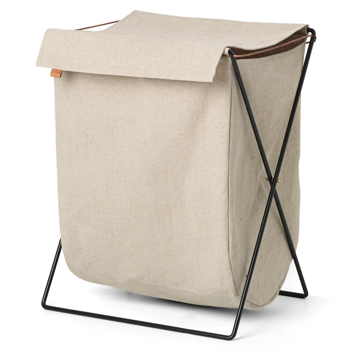 Ferm Living Herman laundry basket Black | Scandinavian Design | Laundry baskets | Beige