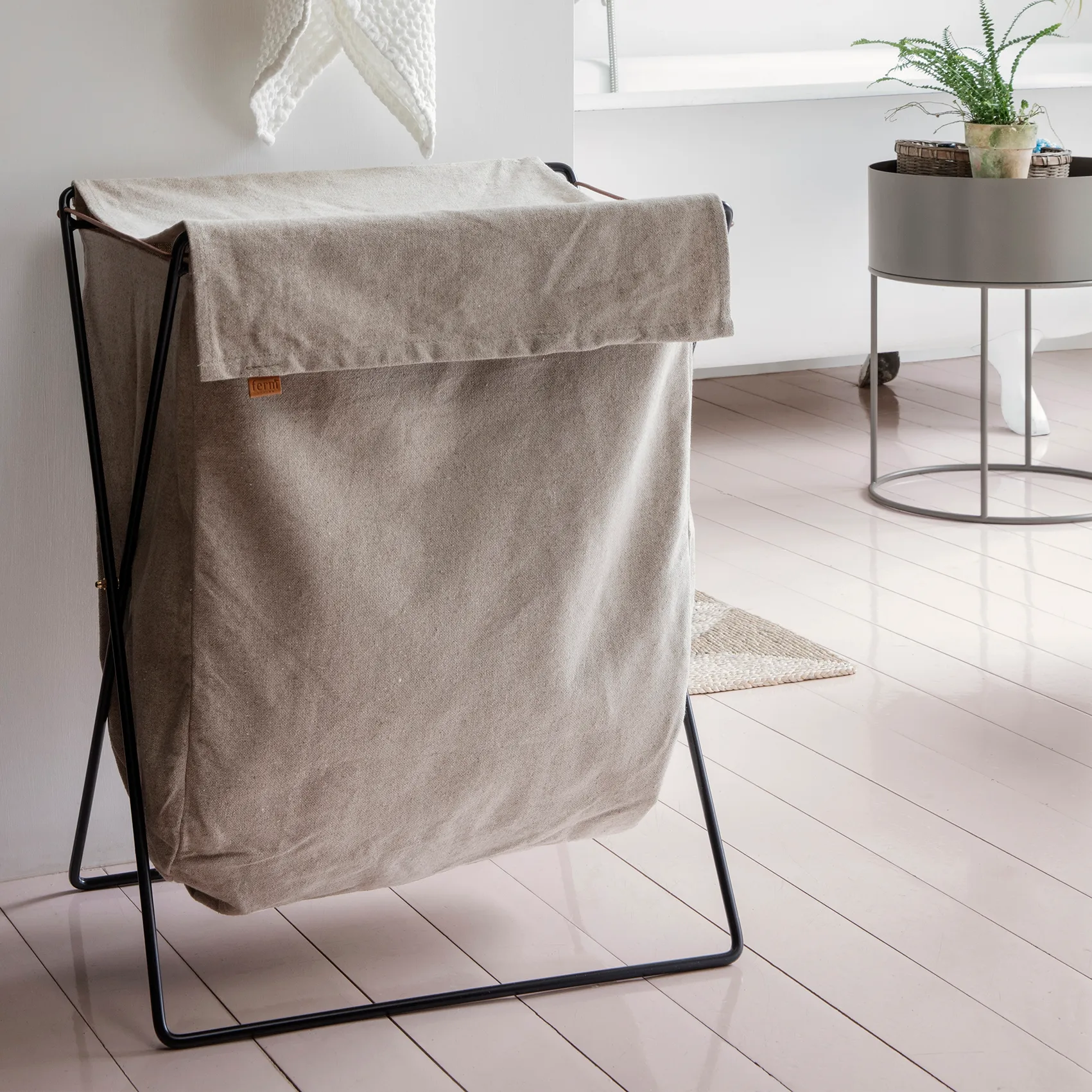 Herman laundry basket, Black Ferm Living