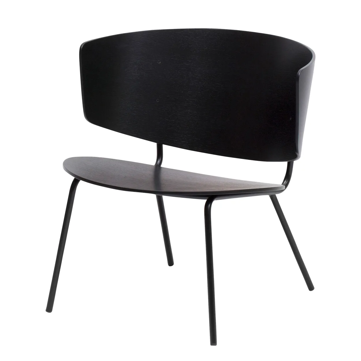 Ferm Living Herman lounge chair Black | Scandinavian Design | Chairs | Black