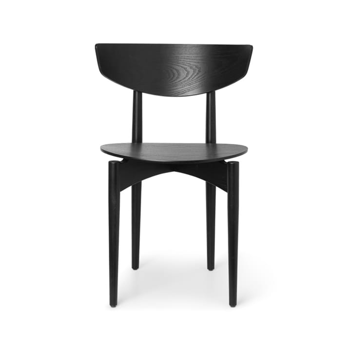 Herman Stool - Black, black lacquered ash legs - Ferm LIVING