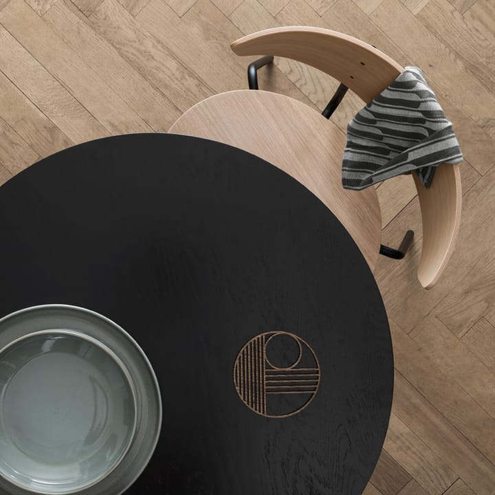 Herman Stool, Oak white oiled, chrome stand Ferm Living
