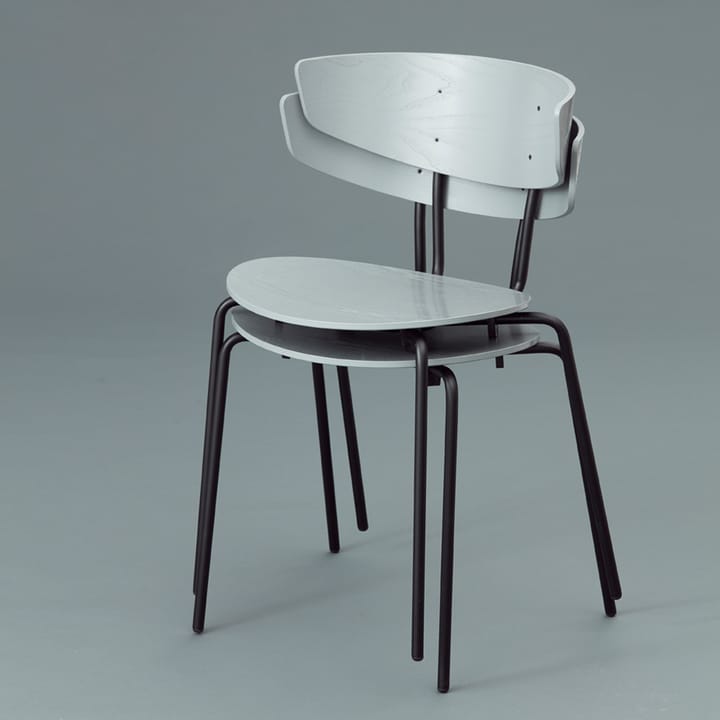 Herman Stool, Oak white oiled, chrome stand Ferm Living