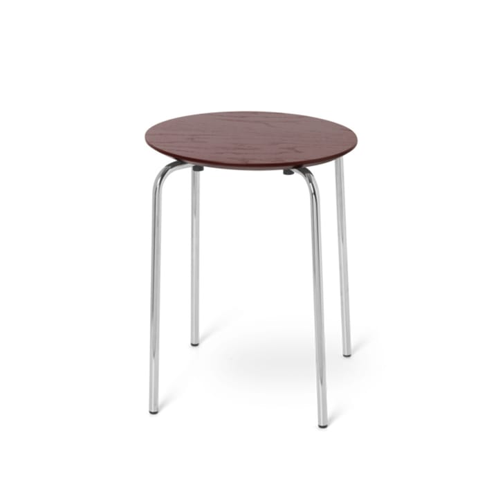 Herman stool - Red brown, chrome stand - Ferm LIVING