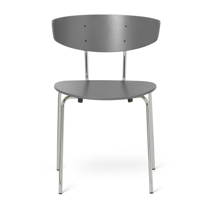 Herman Stool - Warm grey-chrome - Ferm LIVING