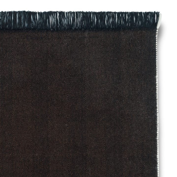 Herringbone throw 120x180 cm, dark coffee Ferm Living