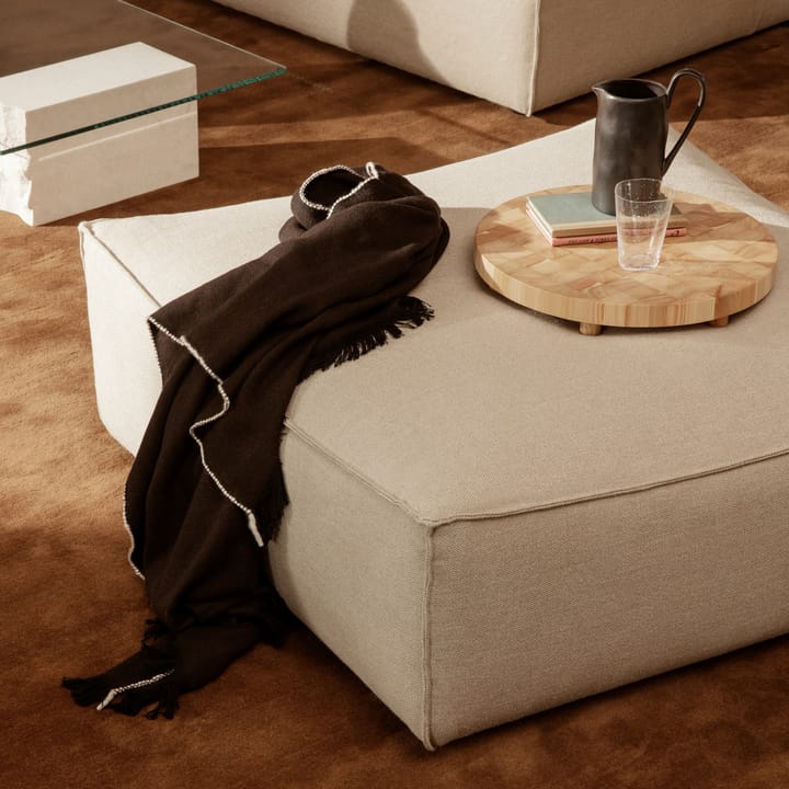 Herringbone throw 120x180 cm, dark coffee Ferm Living