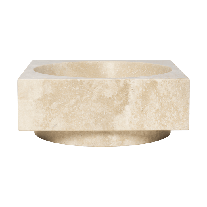 Hew decorative bowl high - Travertine - Ferm Living