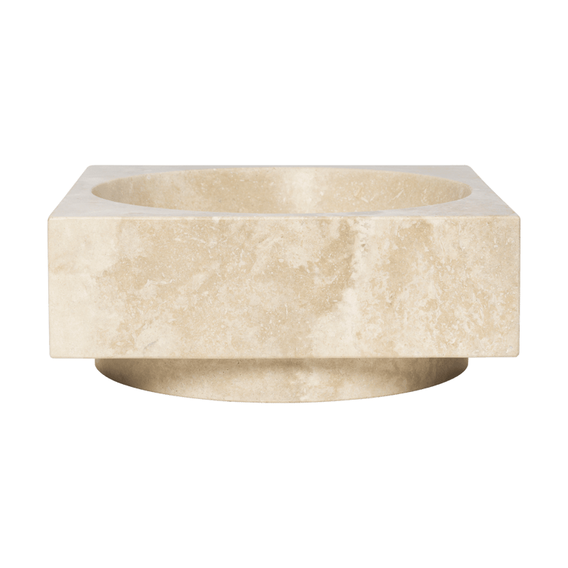 Ferm Living Hew decorative bowl high Travertine
