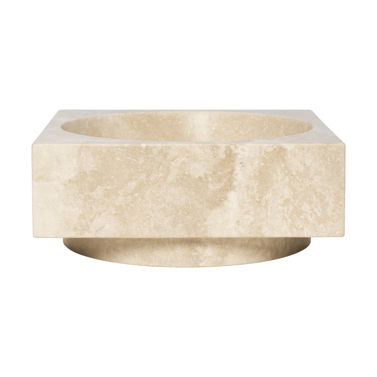 Ferm Living Hew decorative bowl high Travertine | Scandinavian Design | Decorative bowls | Beige