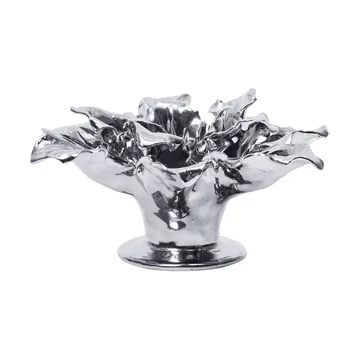 Holly Leaf candle holder - Silver, 7 cm - Ferm Living