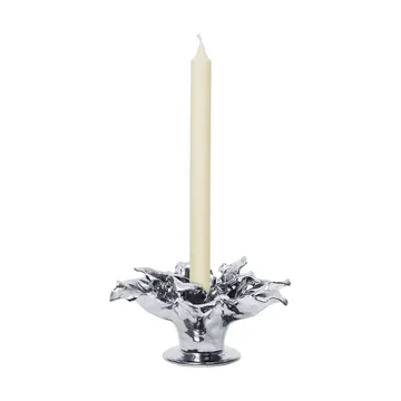 Holly Leaf candle holder - Silver, 7 cm - Ferm Living