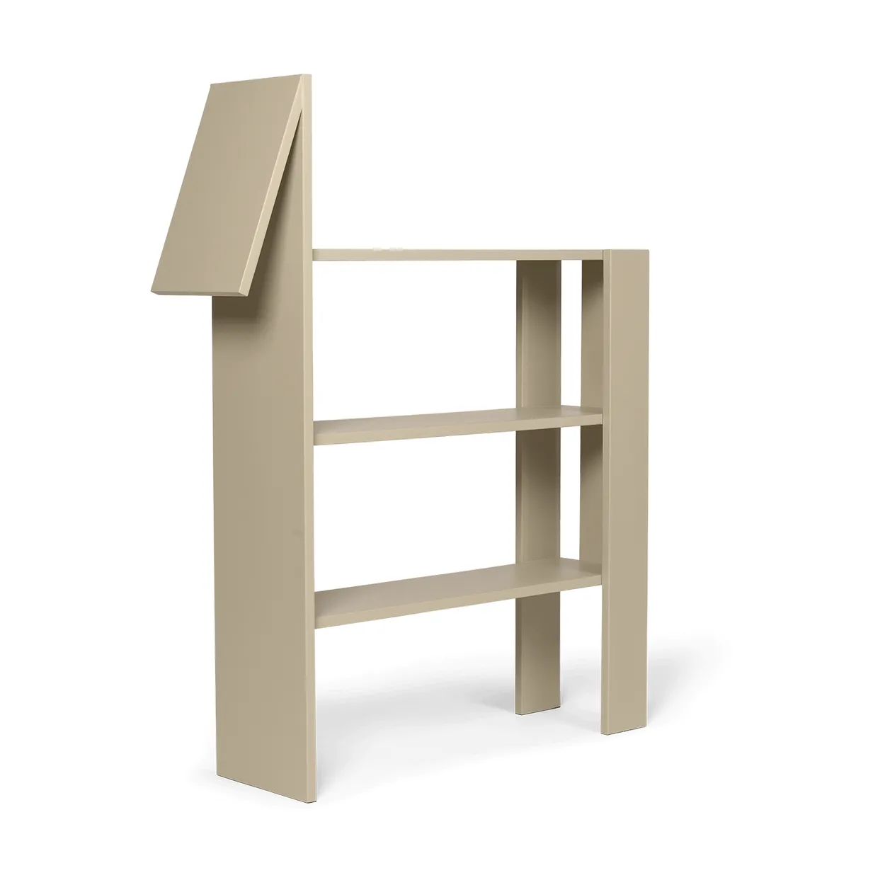 Ferm Living Horse bookshelf 91x111 cm Cashmere | Scandinavian Design | Shelves & shelving systems | Beige