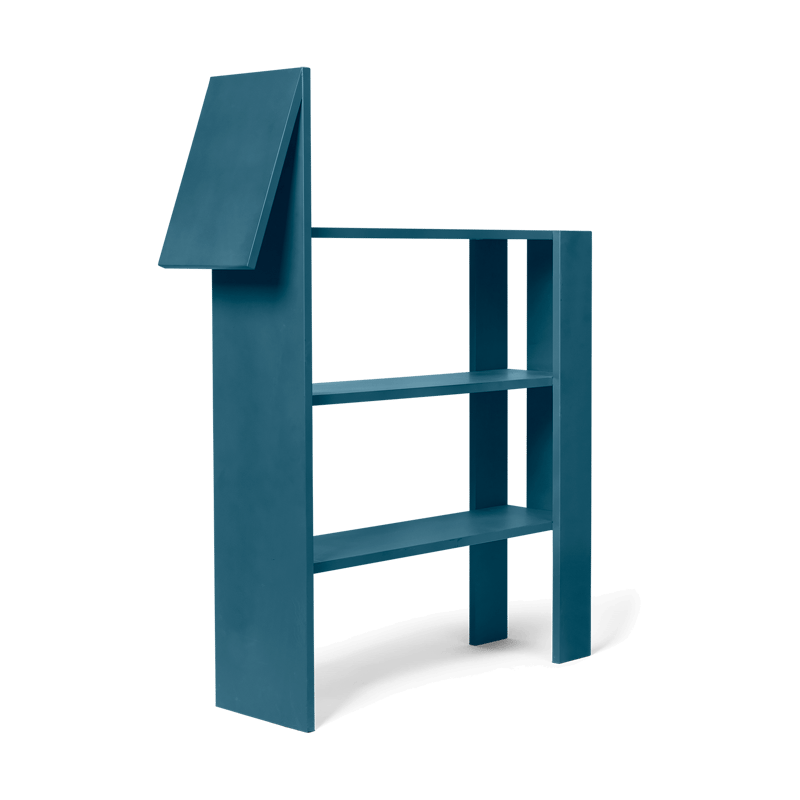 Ferm Living Horse bookshelf 91x111 cm Dark Blue