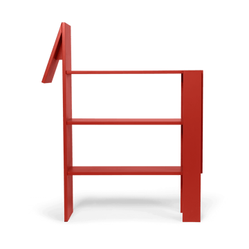 Horse bookshelf 91x111 cm - Poppy Red - Ferm Living