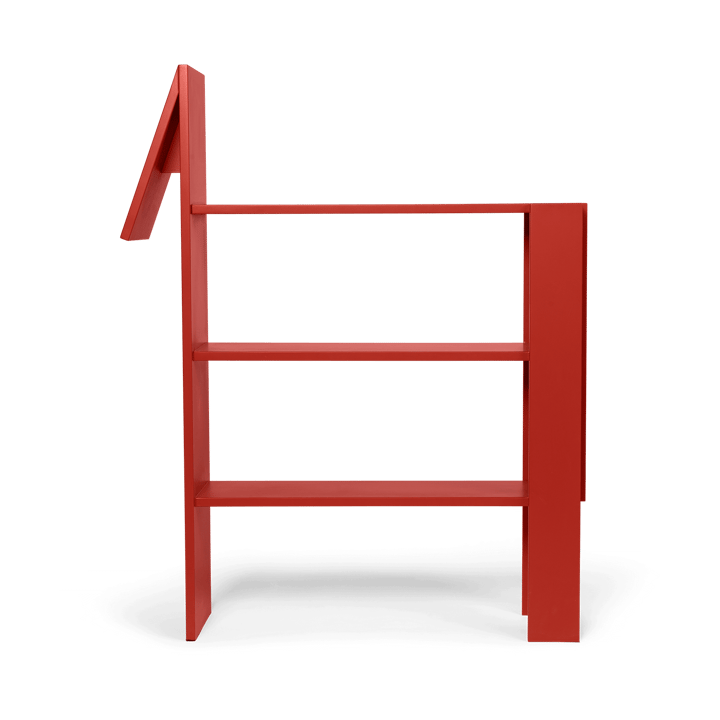 Horse bookshelf 91x111 cm - Poppy Red - ferm LIVING