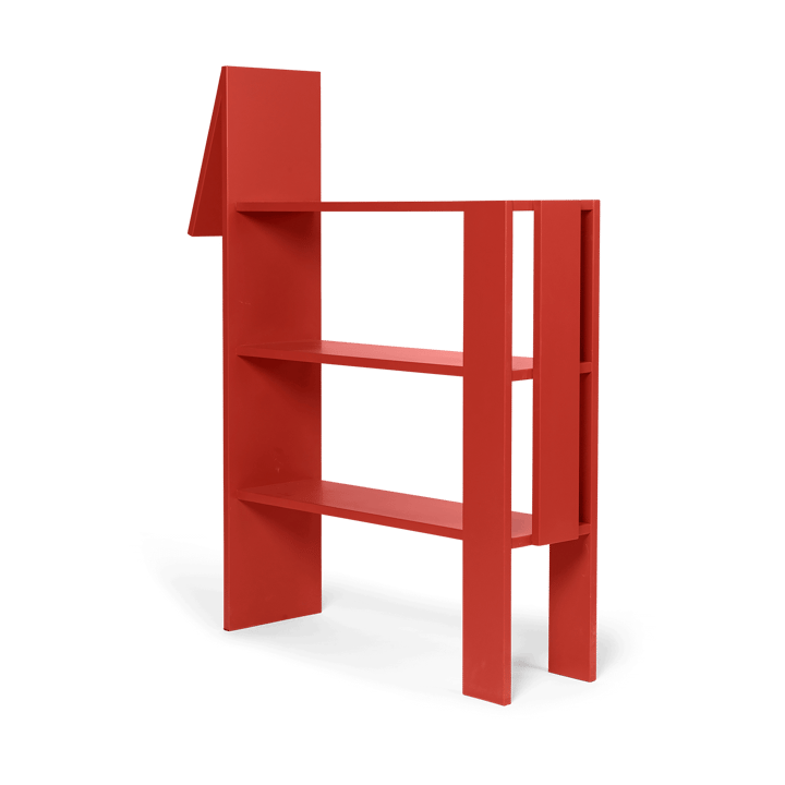 Horse bookshelf 91x111 cm, Poppy Red Ferm Living