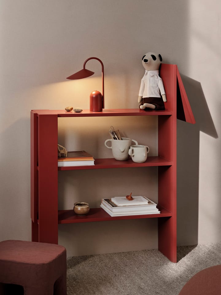 Horse bookshelf 91x111 cm, Poppy Red Ferm Living