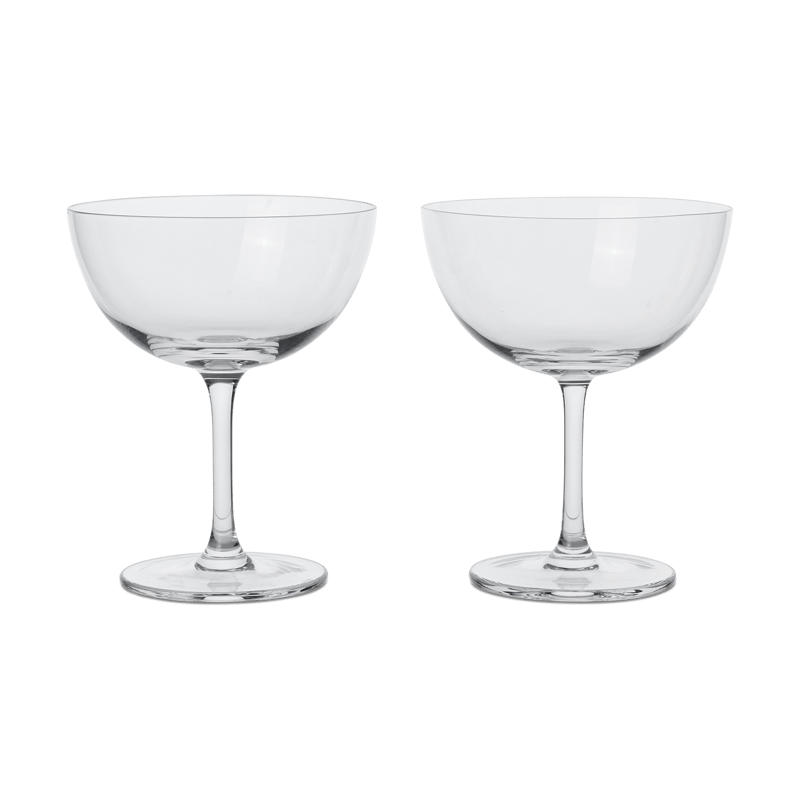 Ferm Living Host cocktail glass 24 cl 2-pack Clear