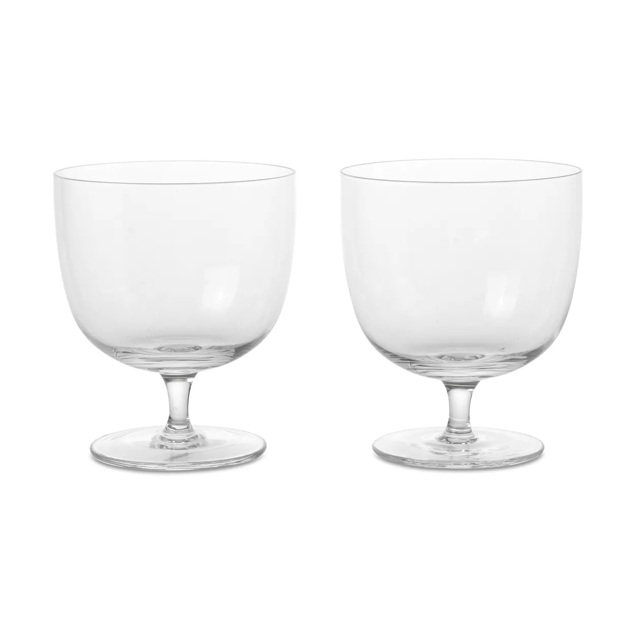 Ferm Living Host drinking glass 20 cl 2-pack Clear | Scandinavian Design | Drinking glasses & tumblers | Transparent