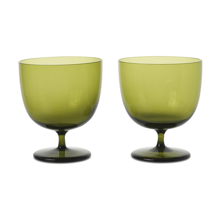 Host drinking glass 20 cl 2-pack - Moss Green - ferm LIVING