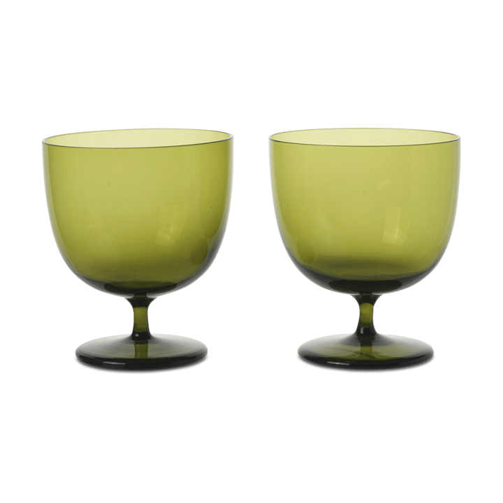 Host drinking glass 20 cl 2-pack - Moss Green - Ferm LIVING