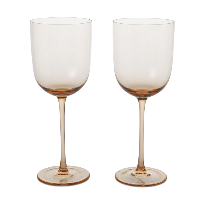 Host red wine glass 36 cl 2-pack - Blush - ferm LIVING