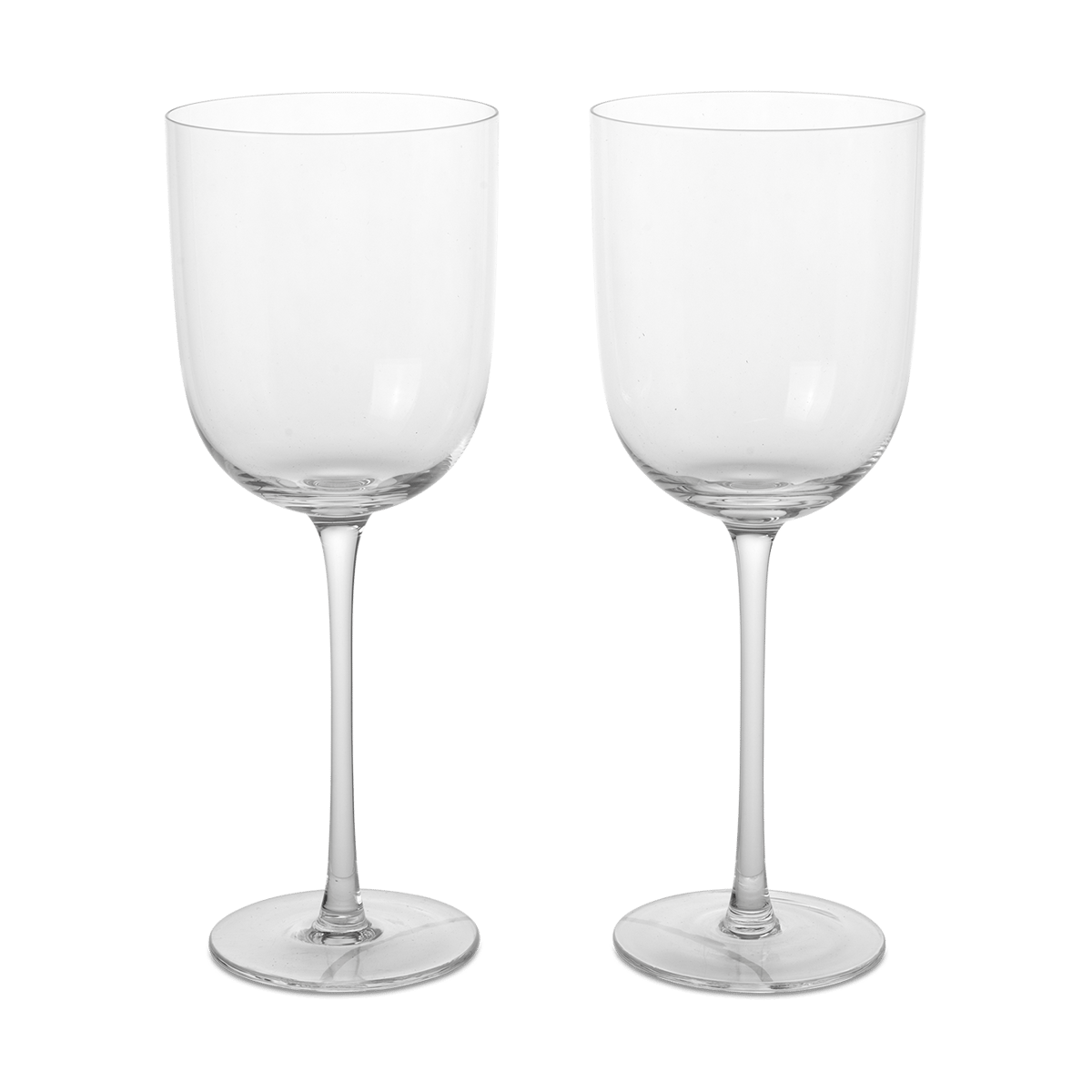 Ferm Living Host red wine glass 36 cl 2-pack Clear | Scandinavian Design | Wine glasses | Transparent