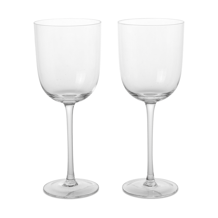 Host white wine glass 30 cl 2-pack - Clear - Ferm LIVING