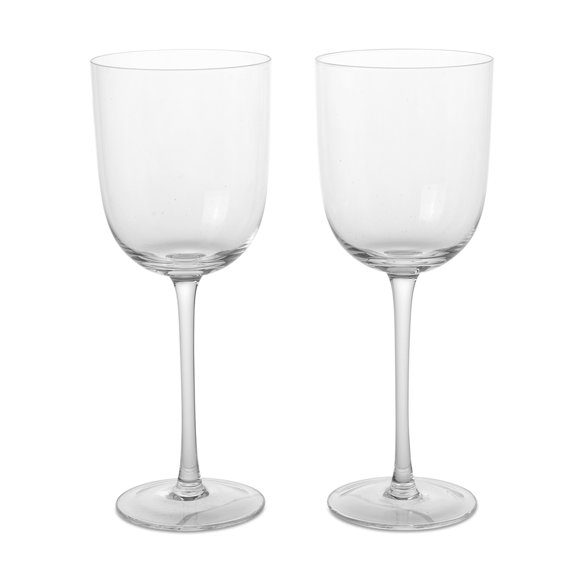 Ferm Living Host white wine glass 30 cl 2-pack Clear