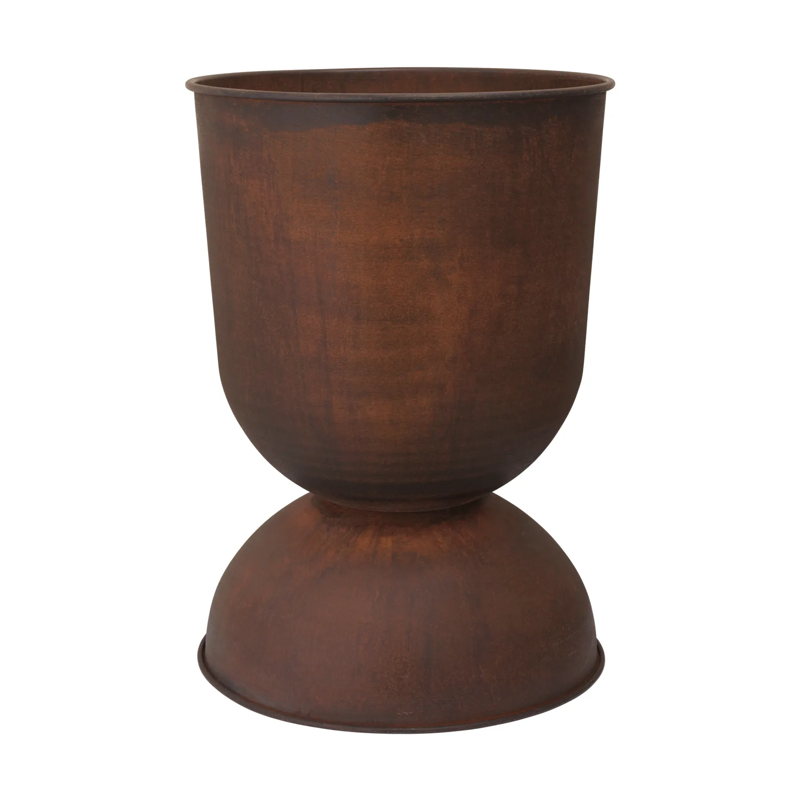 Hourglass flower pot large Ø50 cm, Rust Ferm Living