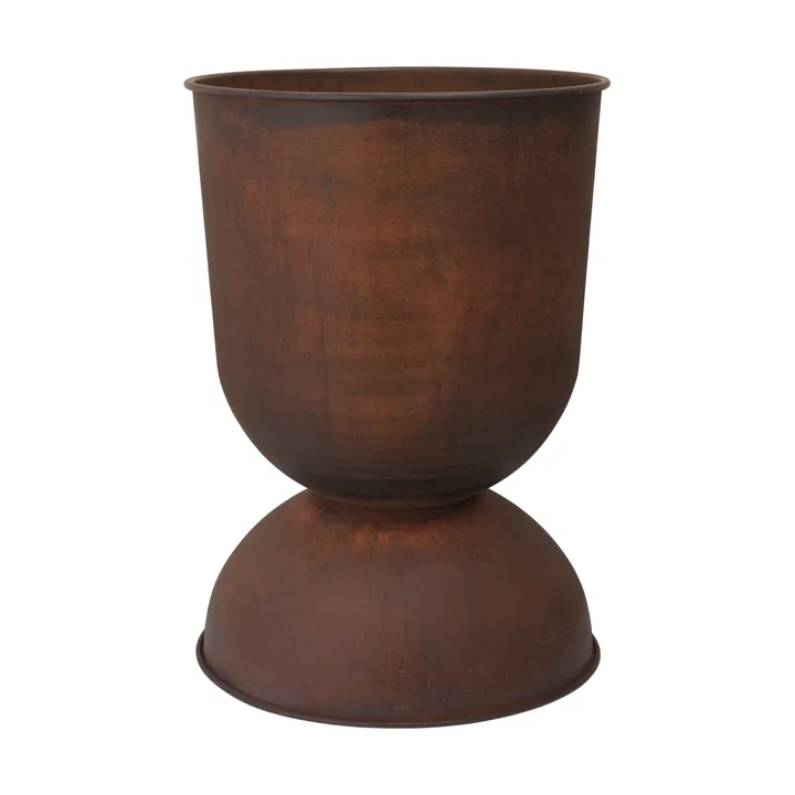 Hourglass flower pot large Ø50 cm - Rust - Ferm Living