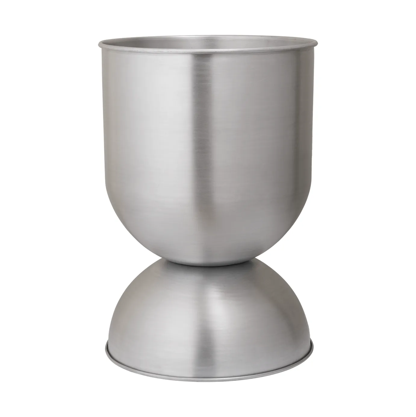 Hourglass flower pot medium Ø40 cm, Aluminium Ferm Living