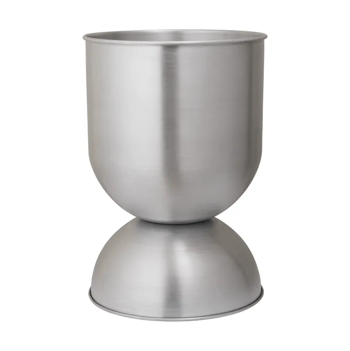 Hourglass flower pot medium Ø40 cm - Aluminium - Ferm Living