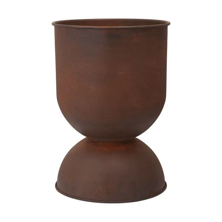 Hourglass flower pot medium Ø40 cm - Rust - Ferm Living