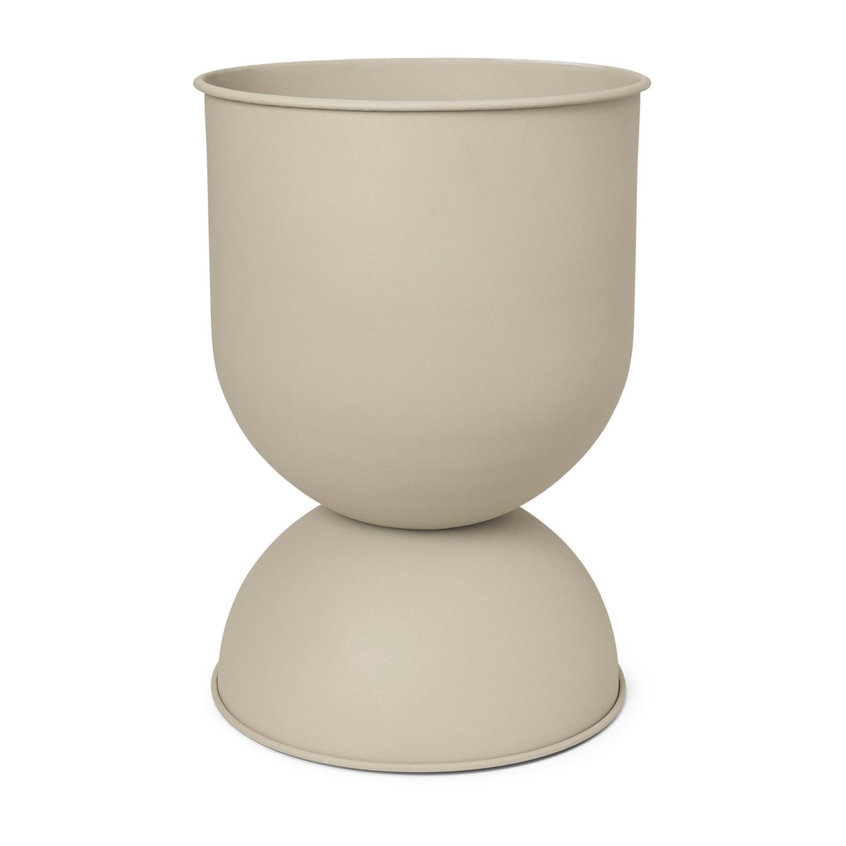 Ferm Living Hourglass flower pot medium Ø41 cm Cashmere