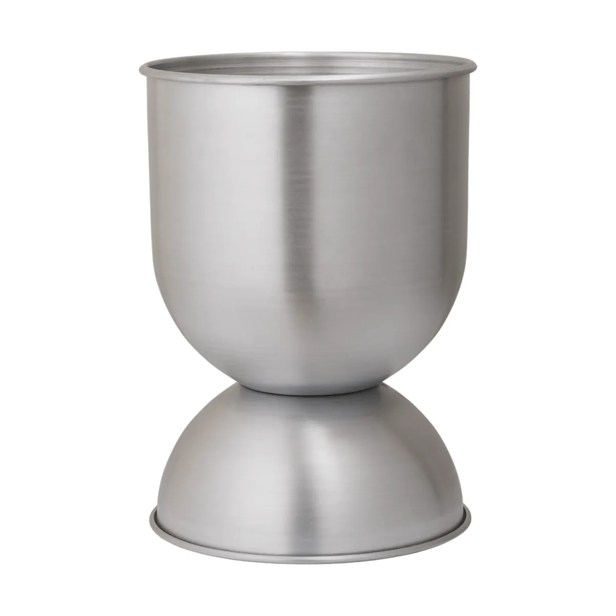 Hourglass flower pot small Ø30 cm, Aluminium Ferm Living
