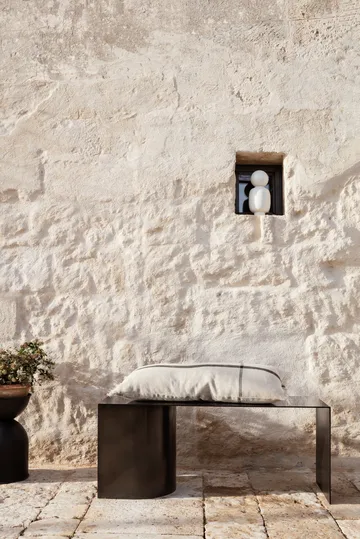 Hourglass flower pot small Ø30 cm - Black-dark grey - Ferm Living