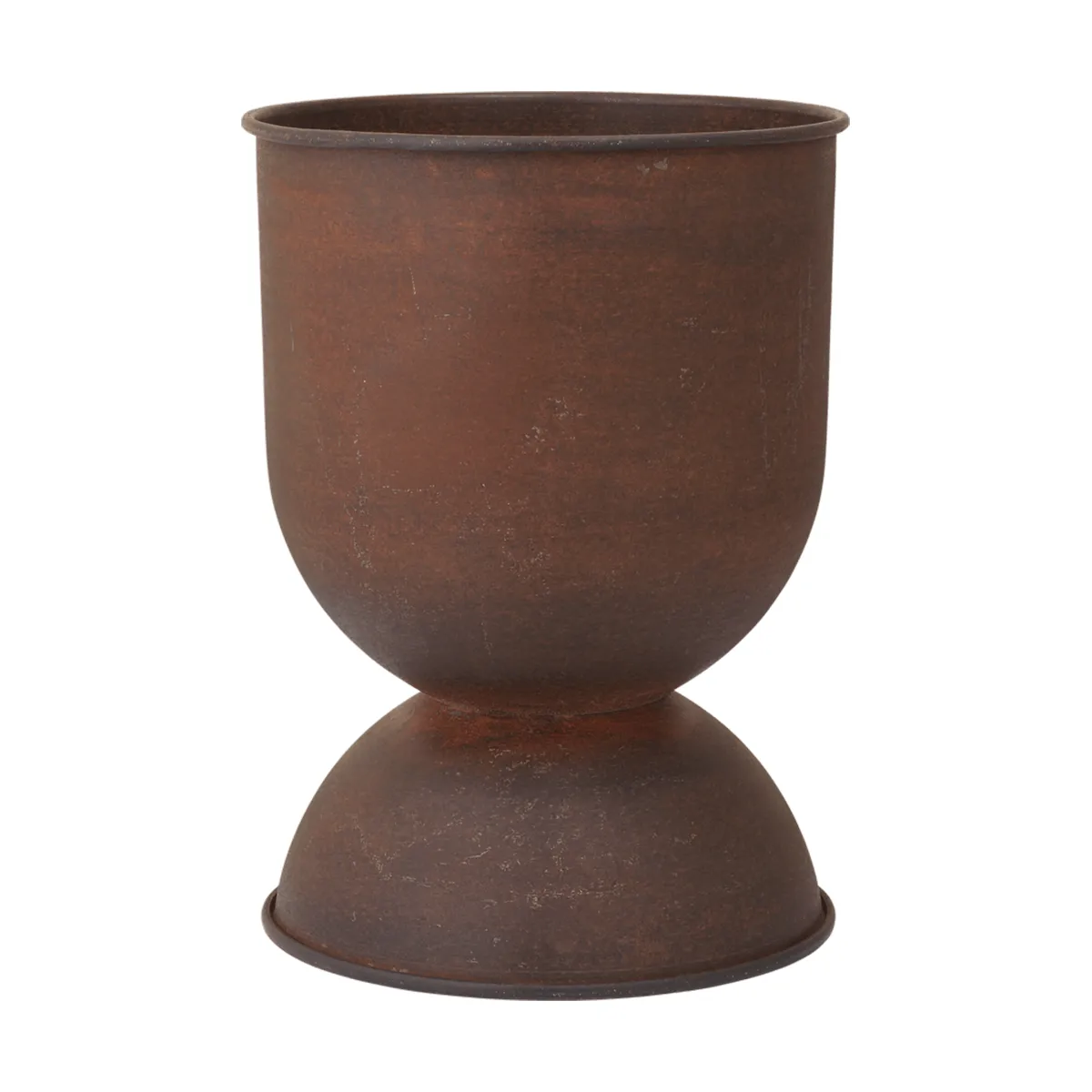 Hourglass flower pot small Ø30 cm, Rust Ferm Living