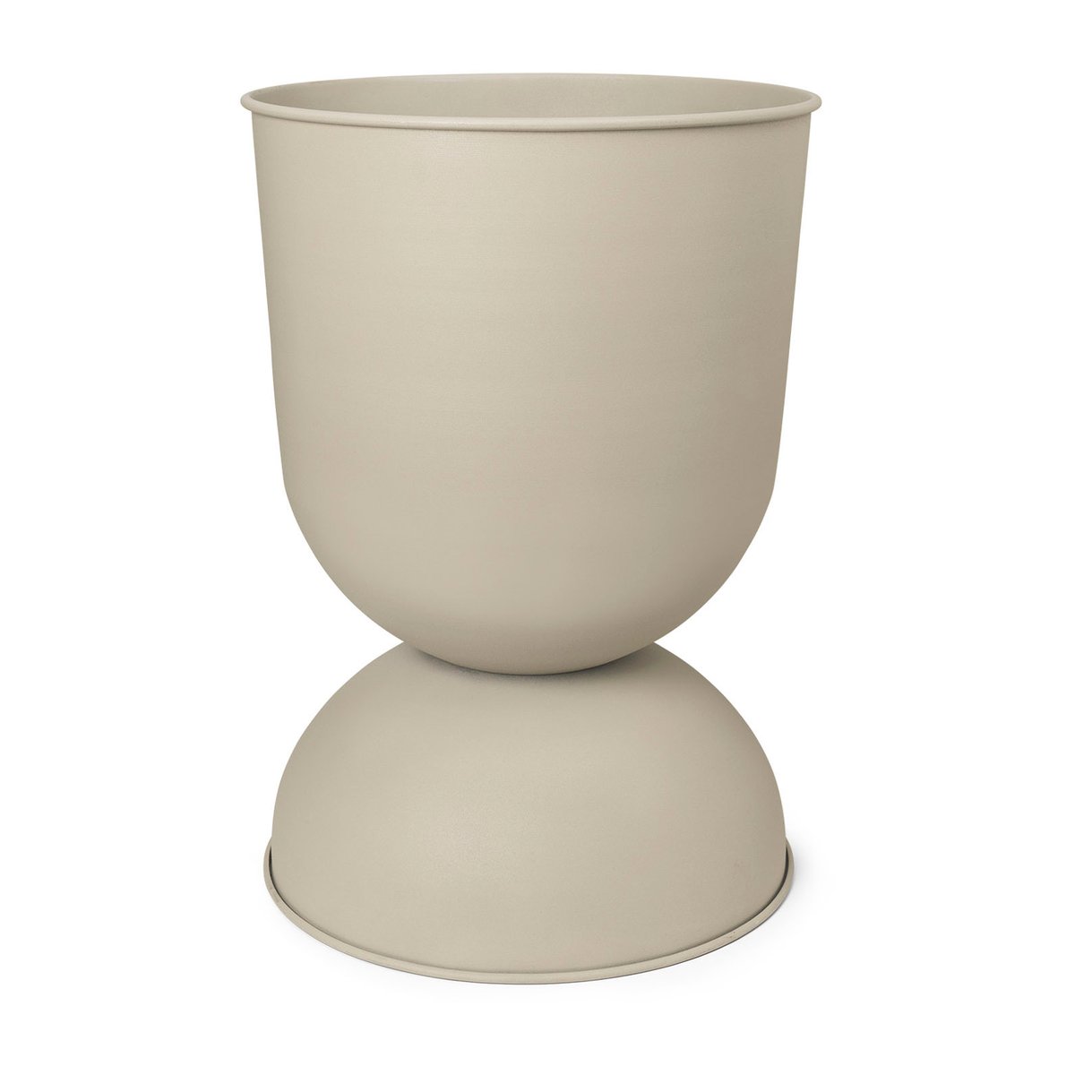 Ferm Living Hourglass flower pot small o31 cm Cashmere