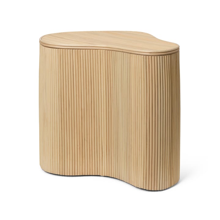 Isola side table with storage - Natural - ferm LIVING