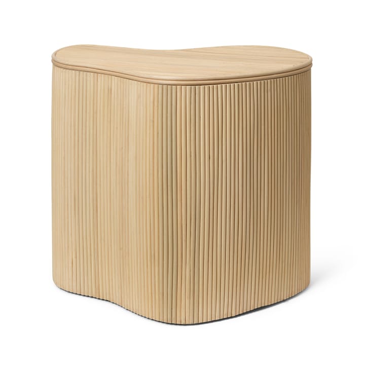 Isola side table with storage - Natural - ferm LIVING