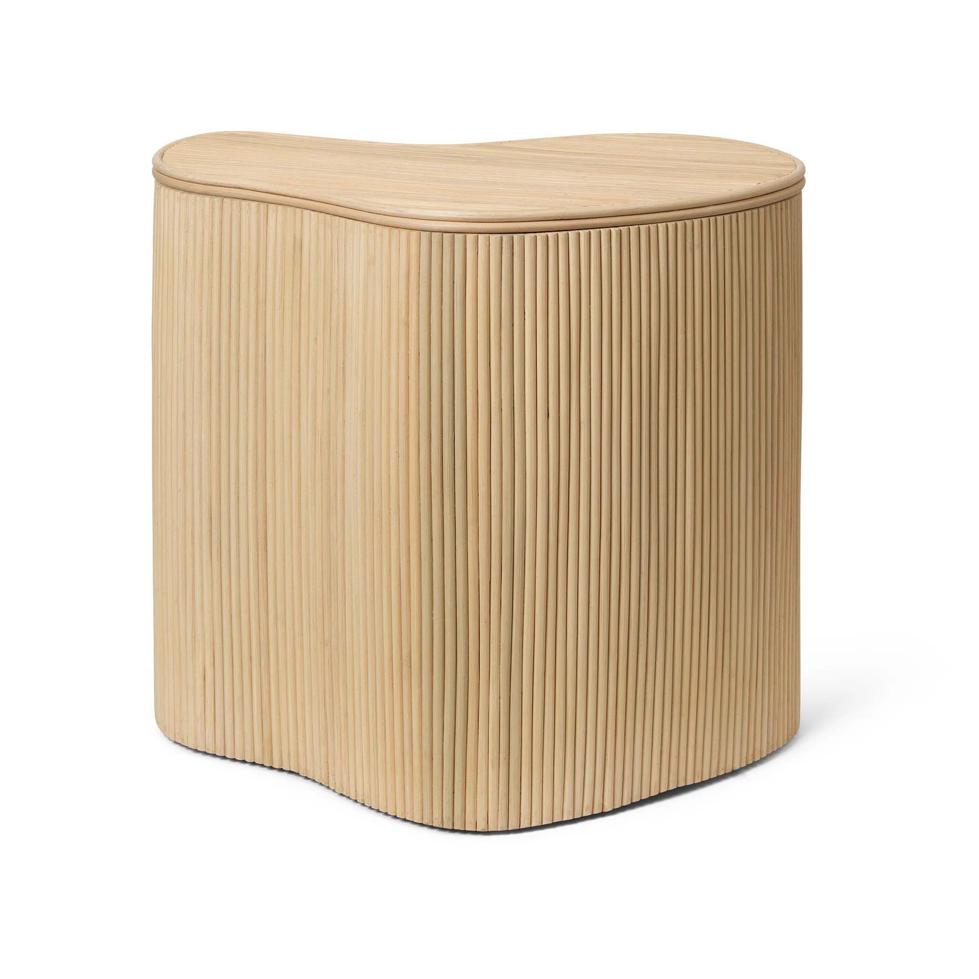 Isola side table with storage, Natural Ferm Living