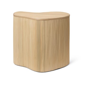 Isola side table with storage - Natural - Ferm Living