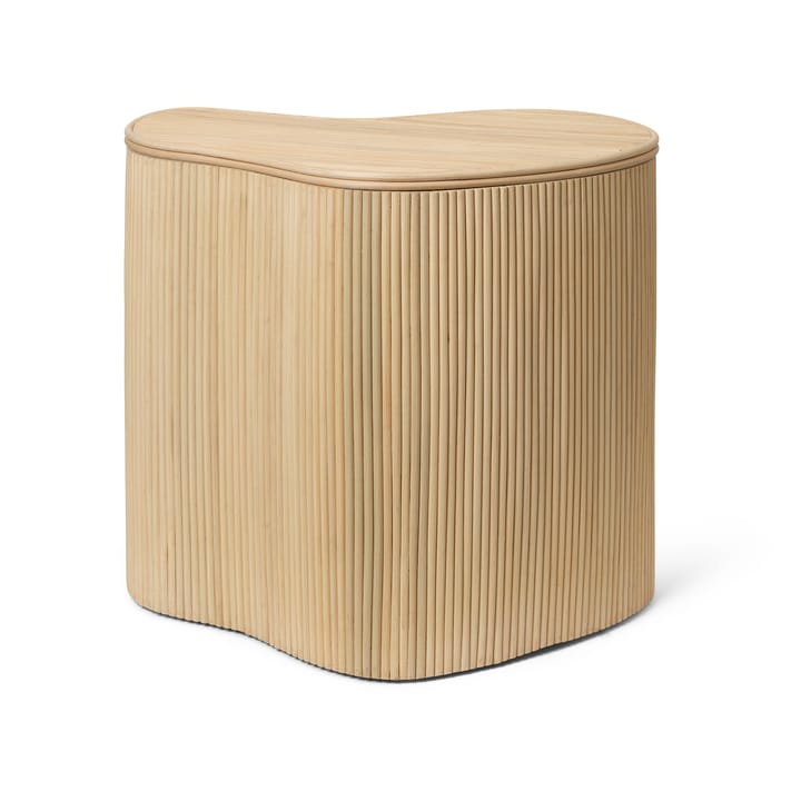 Isola side table with storage, Natural Ferm Living