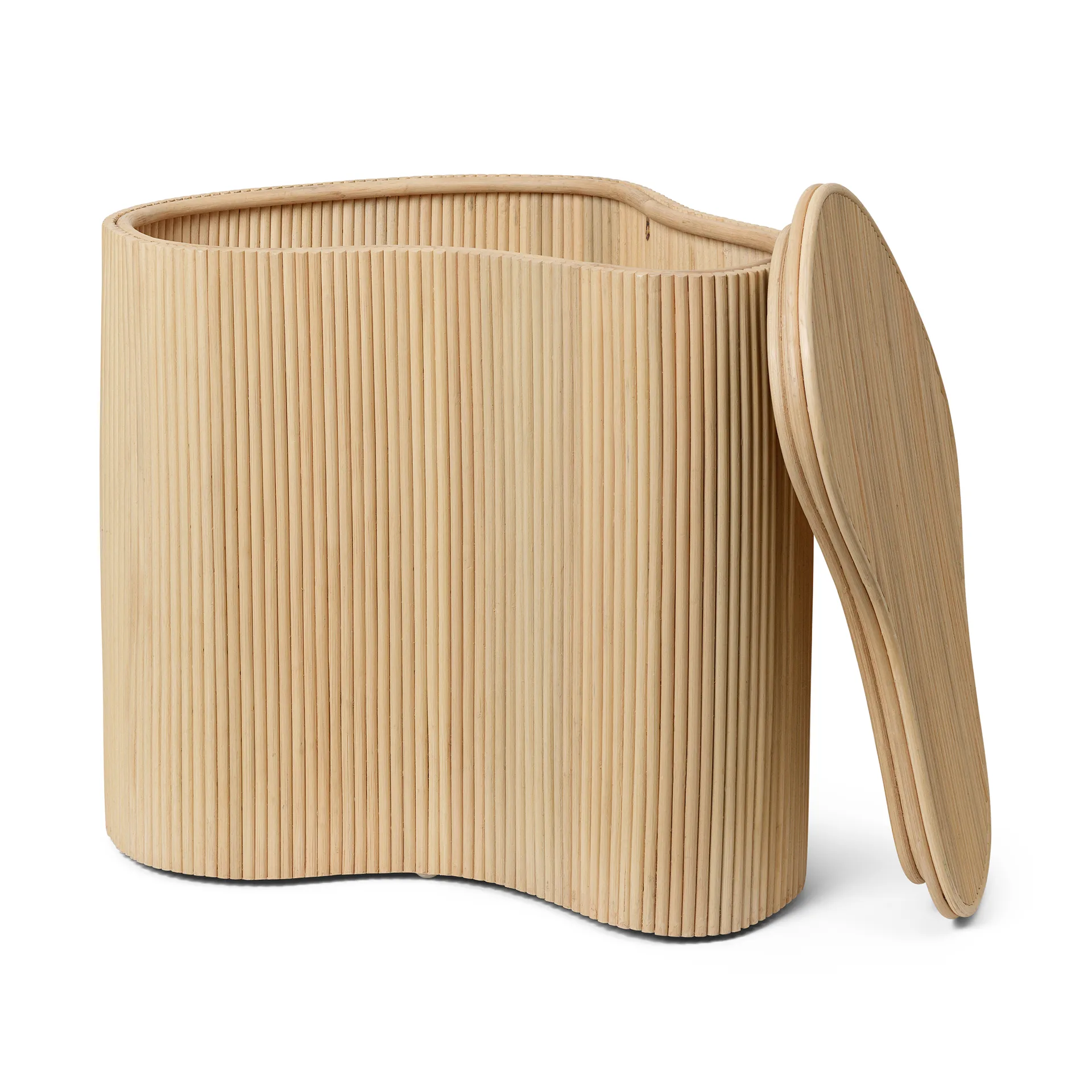 Isola side table with storage, Natural Ferm Living