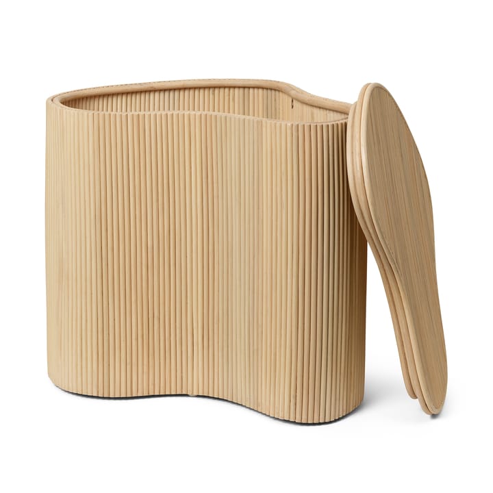 Isola side table with storage, Natural Ferm Living