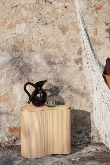 Isola side table with storage - Natural - Ferm Living