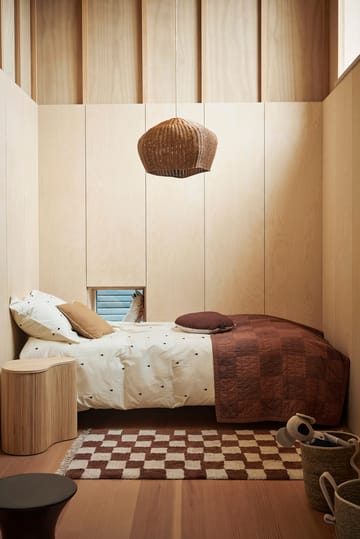 Isola side table with storage - Natural - Ferm Living